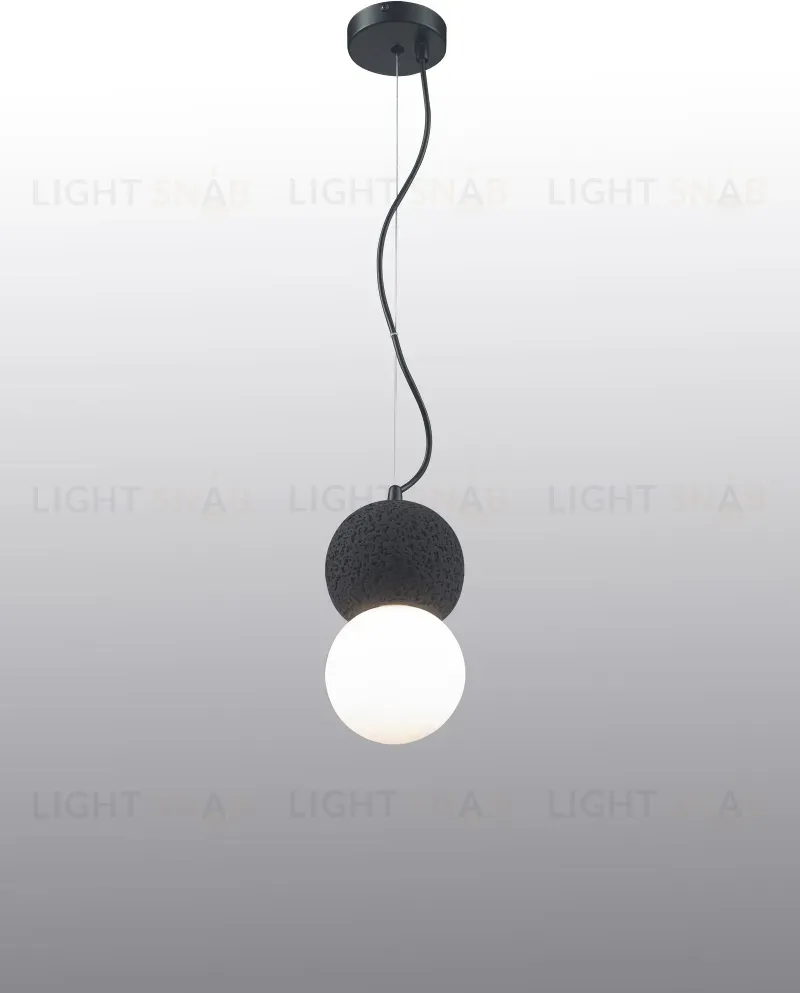 Подвесной светильник iLamp Foxtrot 10694P/1-D100 BK-WH 10694P/1-D100 BK-WH