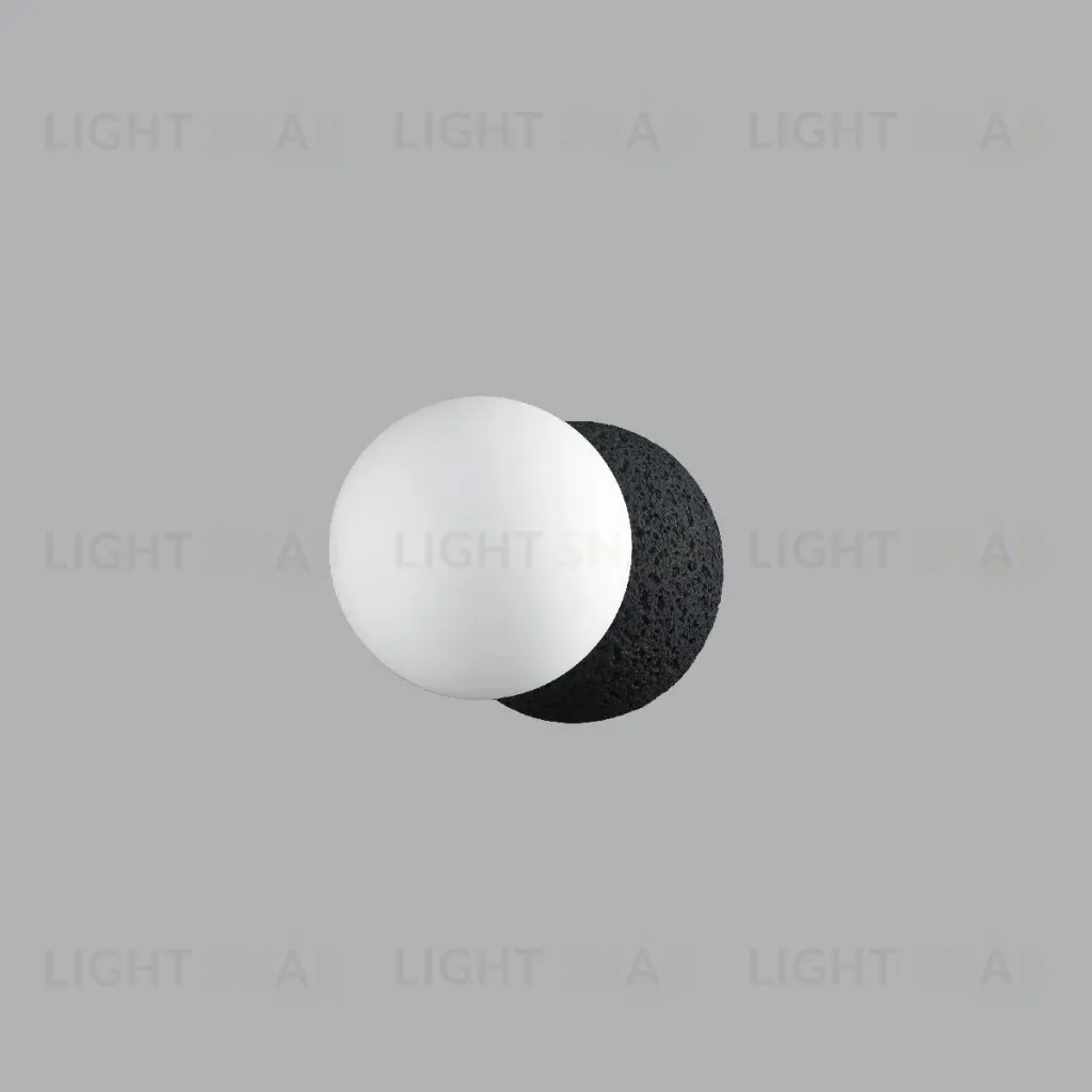 Бра iLamp Foxtrot 10695W/1-D100 BK-WH 10695W/1-D100 BK-WH