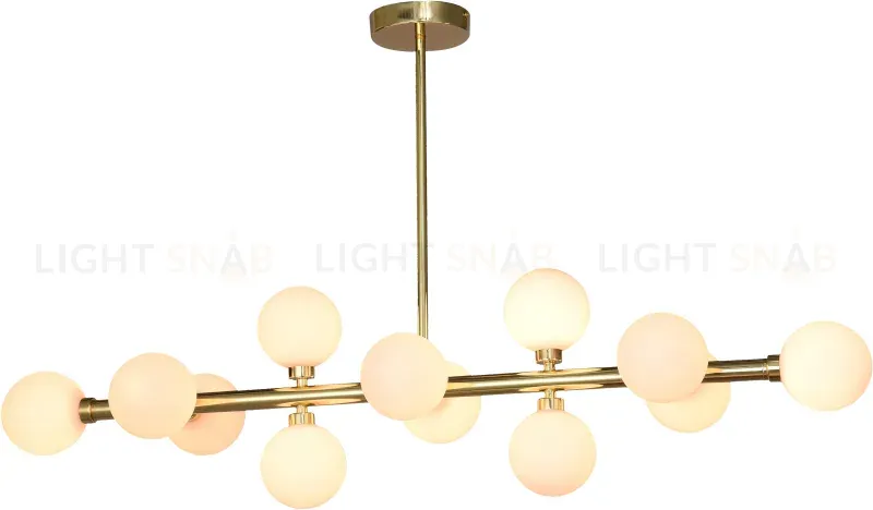 Люстра на штанге iLamp Golden 712P/12 GL-WH 712P/12 GL-WH