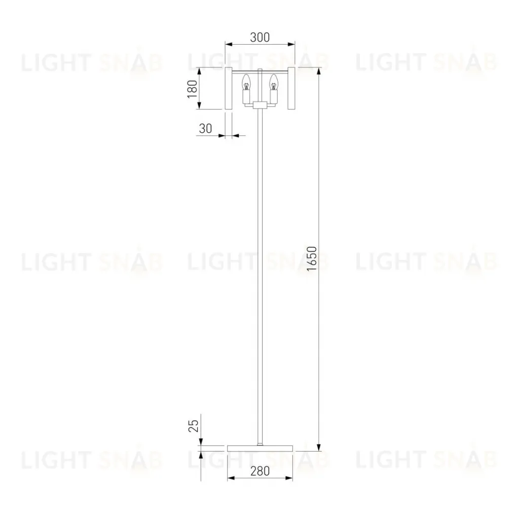 Торшер Bogates Flamel 01116/3 a060889 01116/3