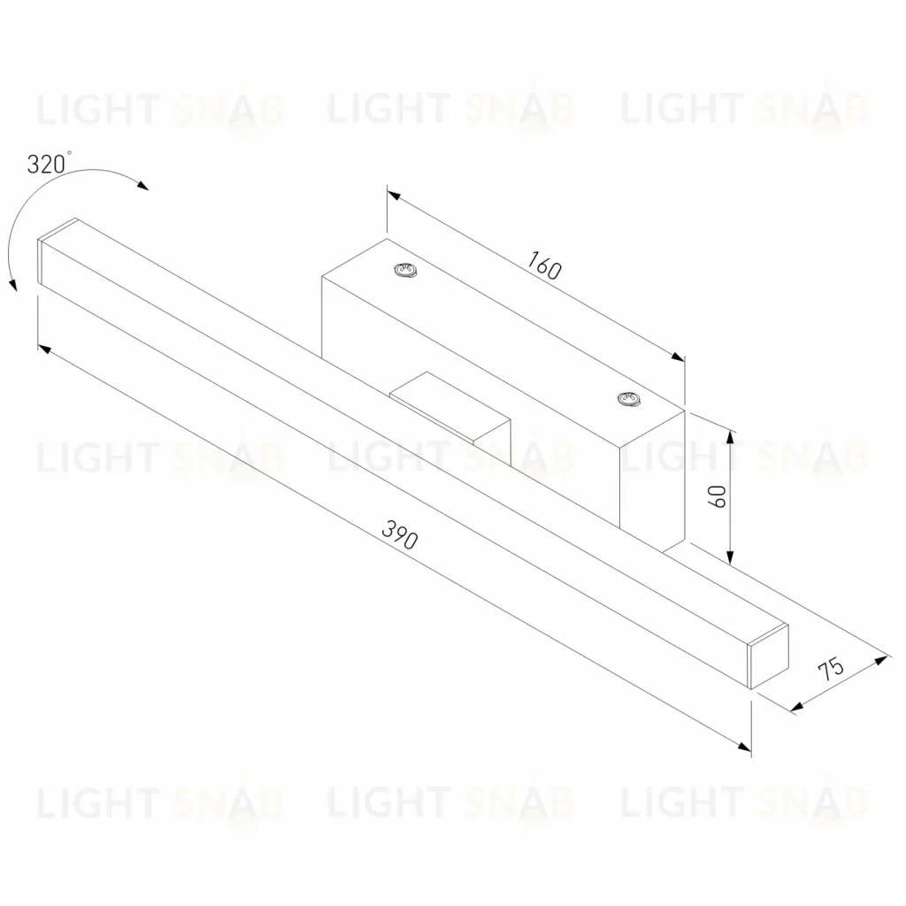 Настенный светильник Elektrostandard Rino 4690389189180 a061222 4690389189180