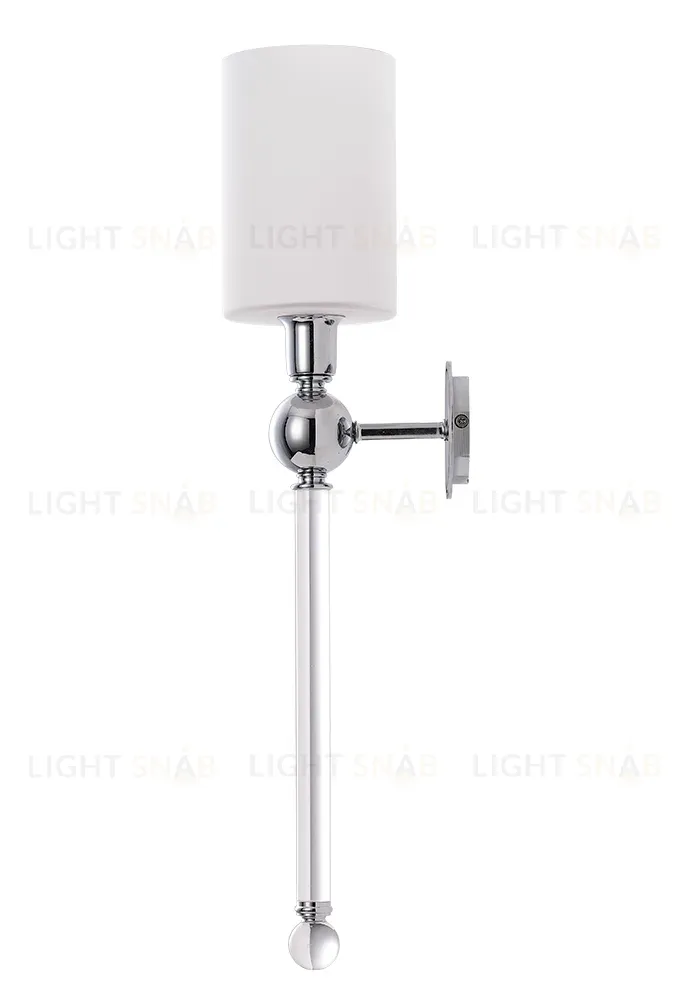 Бра Crystal Lux MIRABELLA AP1 CHROME/WHITE MIRABELLA AP1 CHROME/WHITE