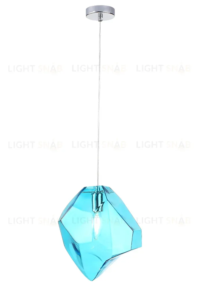 Подвесной светильник Crystal Lux NUESTRO SP1 CHROME/BLUE NUESTRO SP1 CHROME/BLUE
