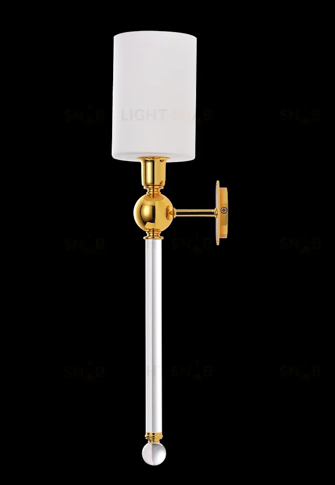 Бра Crystal Lux MIRABELLA AP1 GOLD/WHITE MIRABELLA AP1 GOLD/WHITE