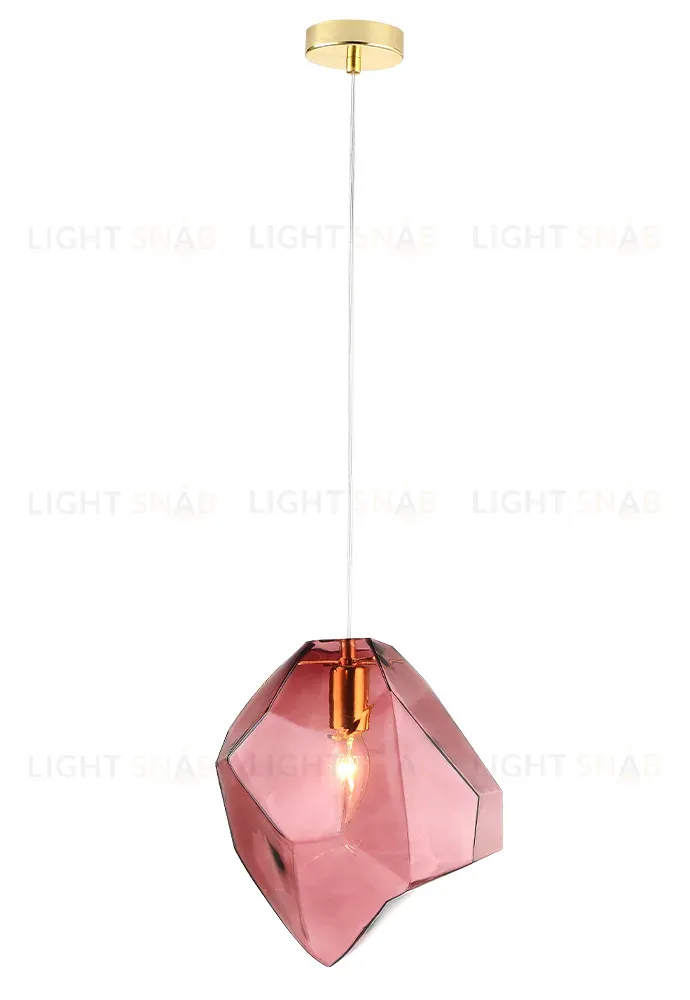 Подвесной светильник Crystal Lux NUESTRO SP1 GOLD/PINK NUESTRO SP1 GOLD/PINK