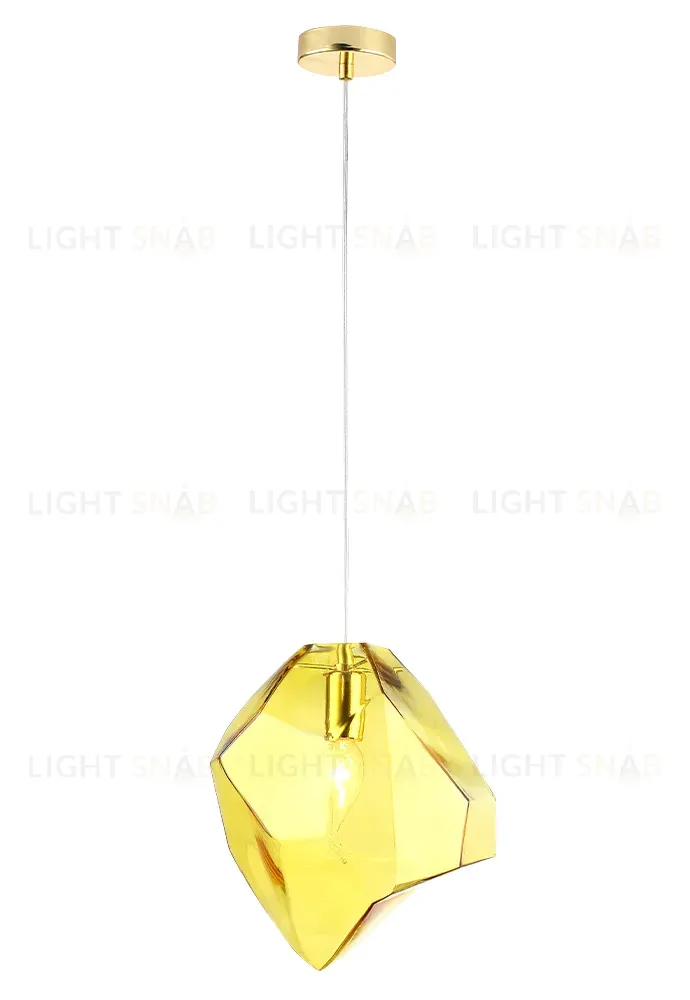 Подвесной светильник Crystal Lux NUESTRO SP1 GOLD/AMBER NUESTRO SP1 GOLD/AMBER