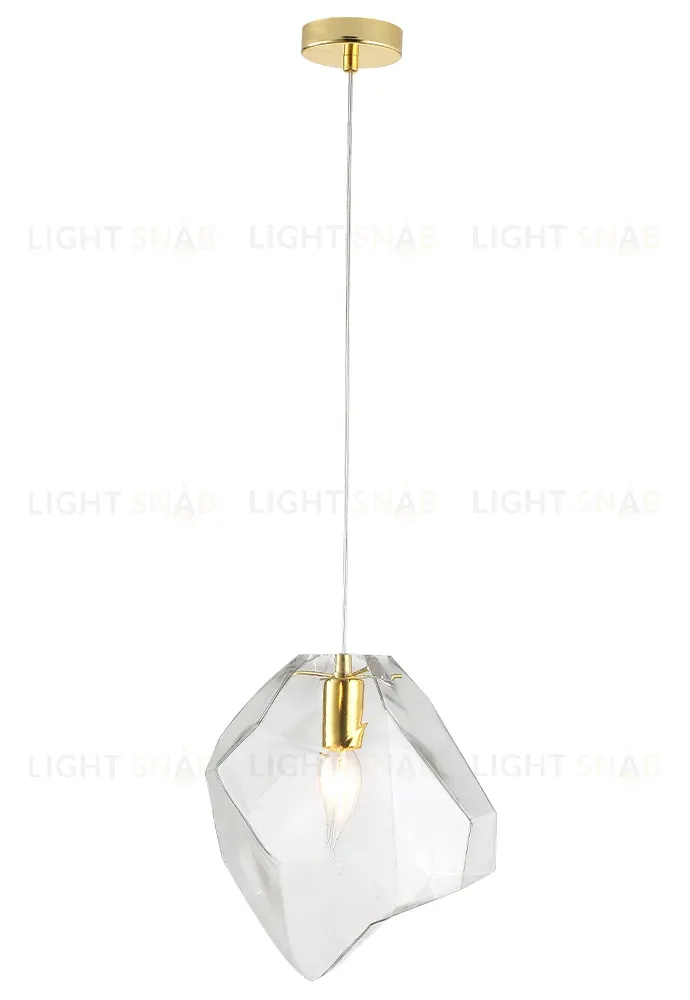 Подвесной светильник Crystal Lux NUESTRO SP1 GOLD/TRANSPARENT NUESTRO SP1 GOLD/TRANSPARENT