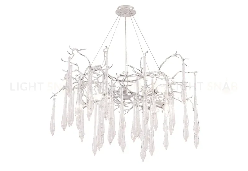 Подвесная люстра Crystal Lux REINA SP8 D1000 SILVER PATINA REINA SP8 D1000 SILVER PATINA