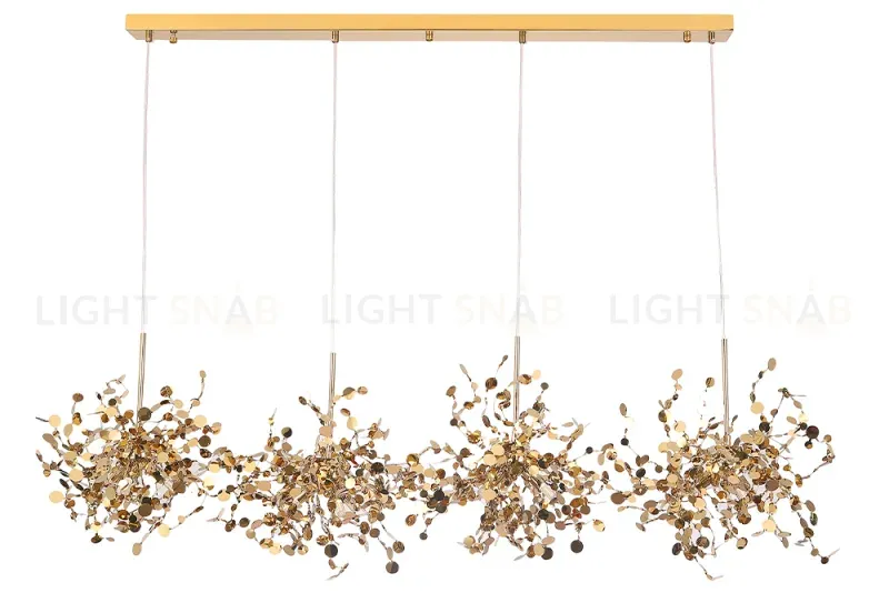 Подвесная люстра Crystal Lux GARDEN SP3х4 L1600 GOLD GARDEN SP3х4 L1600 GOLD