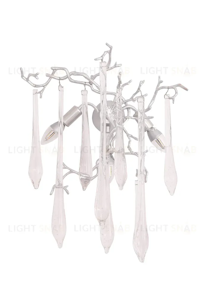 Настенный светильник Crystal Lux REINA AP3 SILVER PATINA REINA AP3 SILVER PATINA