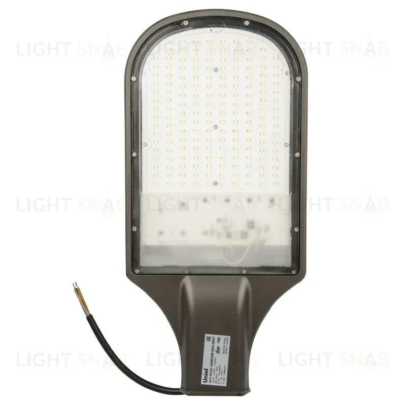 Уличный светодиодный светильник консольный Uniel ULV-R22H-120W/6500K IP65 GREY UL-00009519 ULV-R22H-120W/6500K IP65 GREY