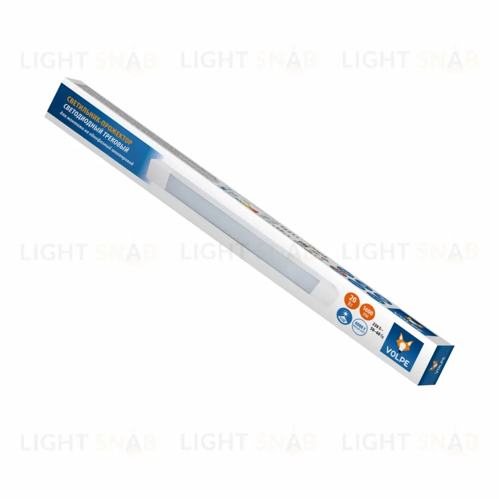 Трековый светодиодный светильник Volpe ULB-Q281 20W/4000K WHITE UL-00010117 ULB-Q281 20W/4000K WHITE