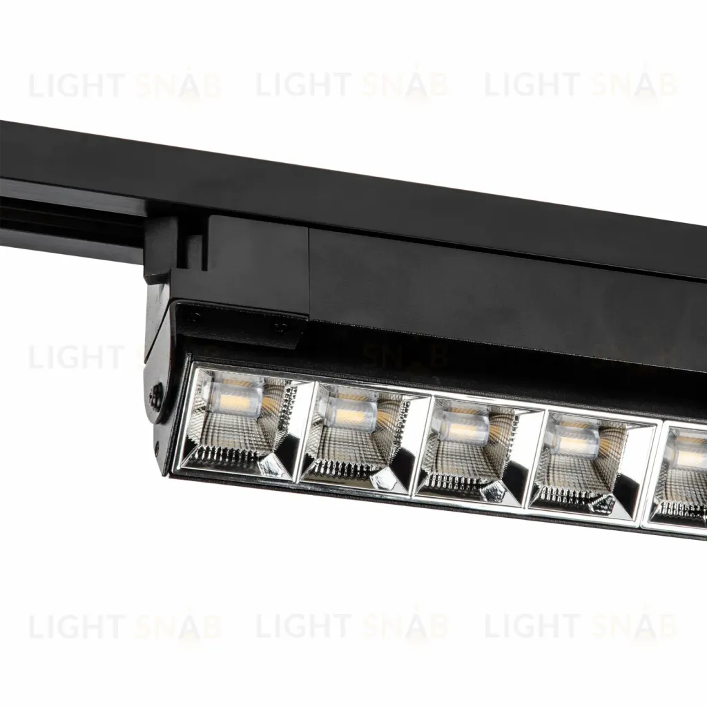 Трековый светодиодный светильник Volpe ULB-Q283 20W/4000K BLACK UL-00010126 ULB-Q283 20W/4000K BLACK