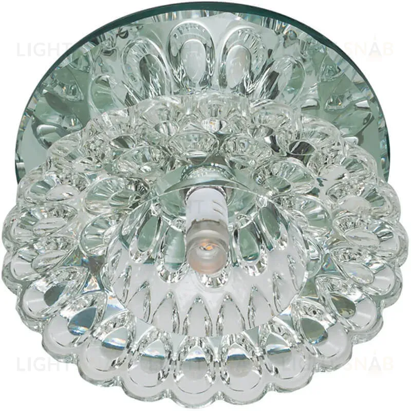 Встраиваемый светильник Fametto DLS-F124 G4 GLASSY/CLEAR 10643 DLS-F124 G4 GLASSY/CLEAR