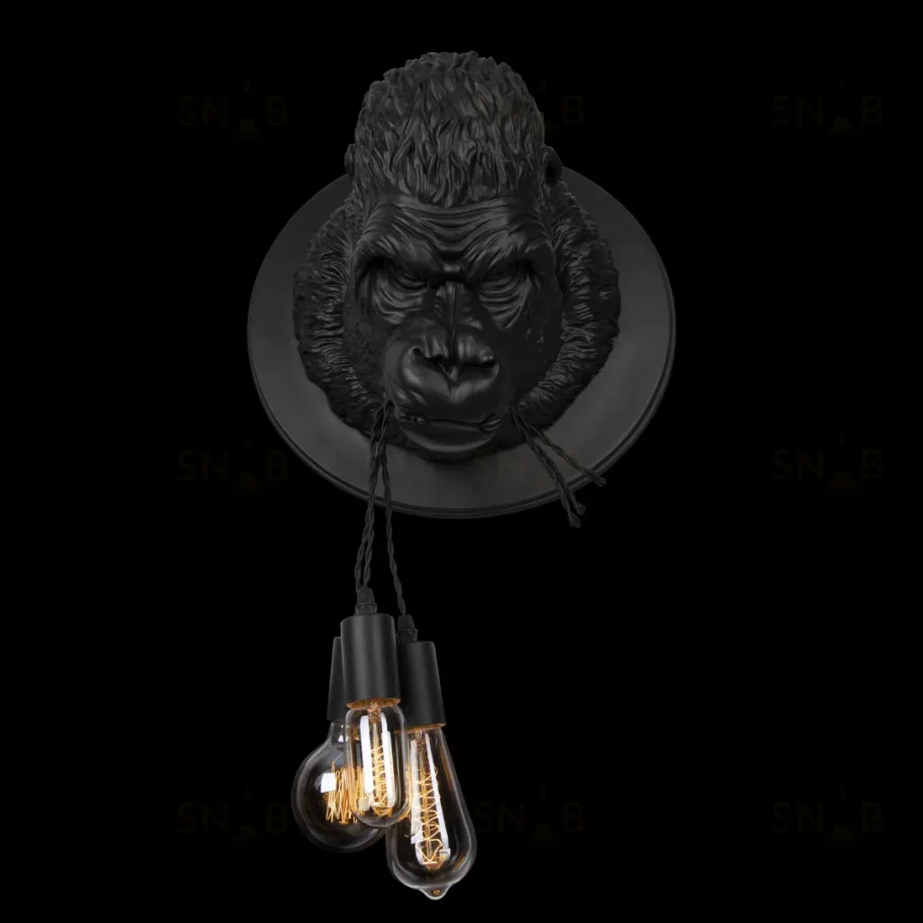 Настенный светильник Loft IT Gorilla 10178 Black 10178 Black