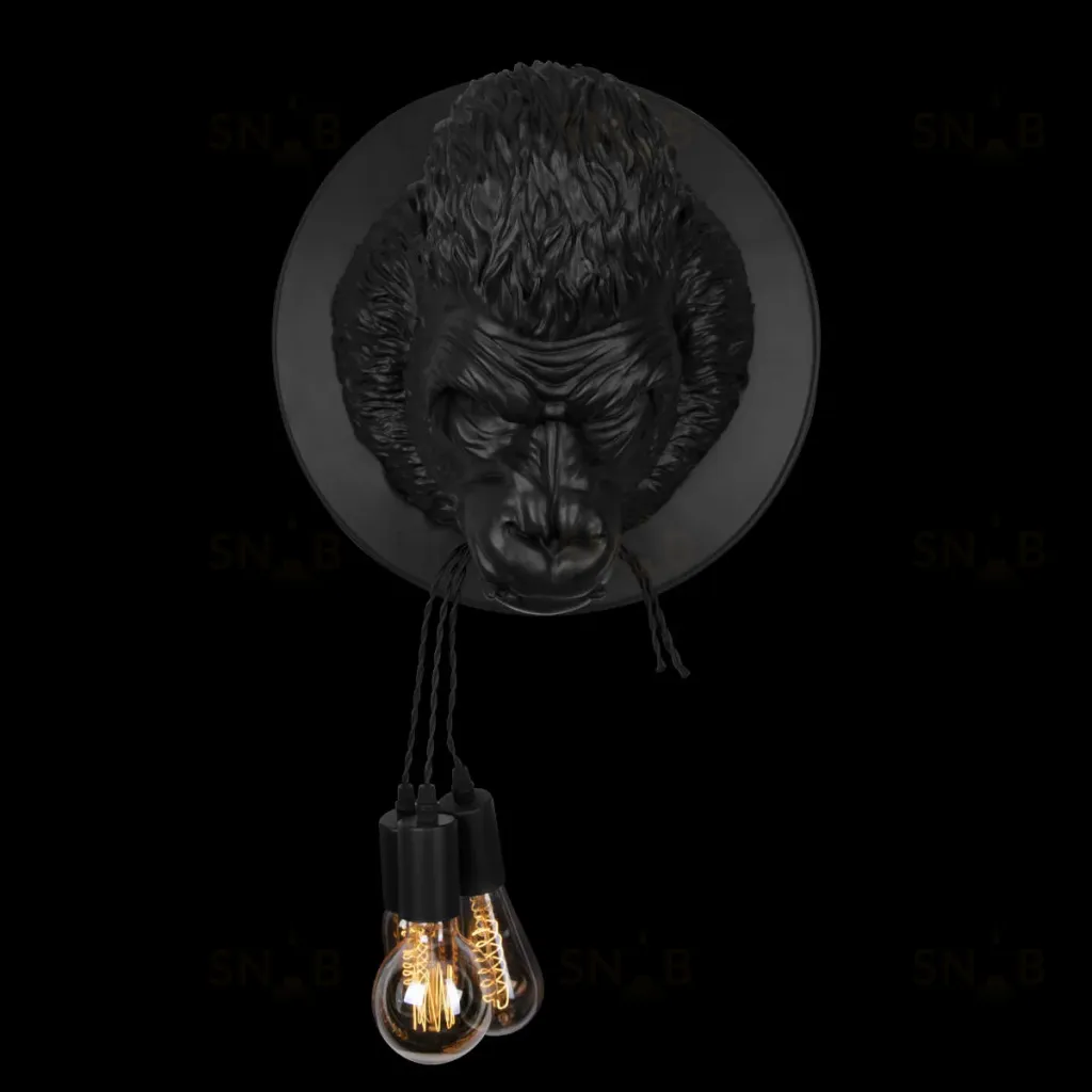 Настенный светильник Loft IT Gorilla 10178 Black 10178 Black