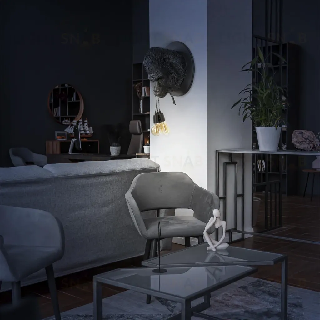 Настенный светильник Loft IT Gorilla 10178 Black 10178 Black