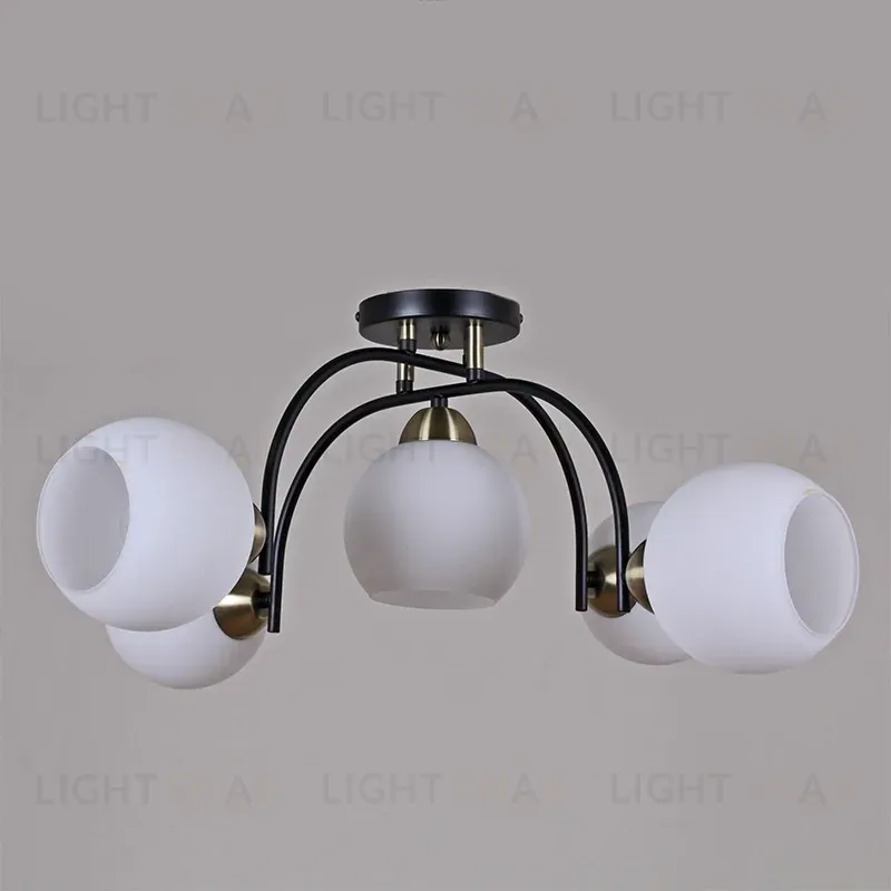 Люстра на штанге Illumico IL0250-5CSQ-79 BK AB IL0250-5CSQ-79 BK AB