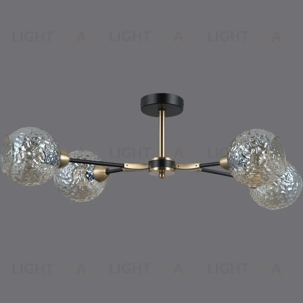 Люстра на штанге Illumico IL0253-4CSQ-79 BK AB IL0253-4CSQ-79 BK AB