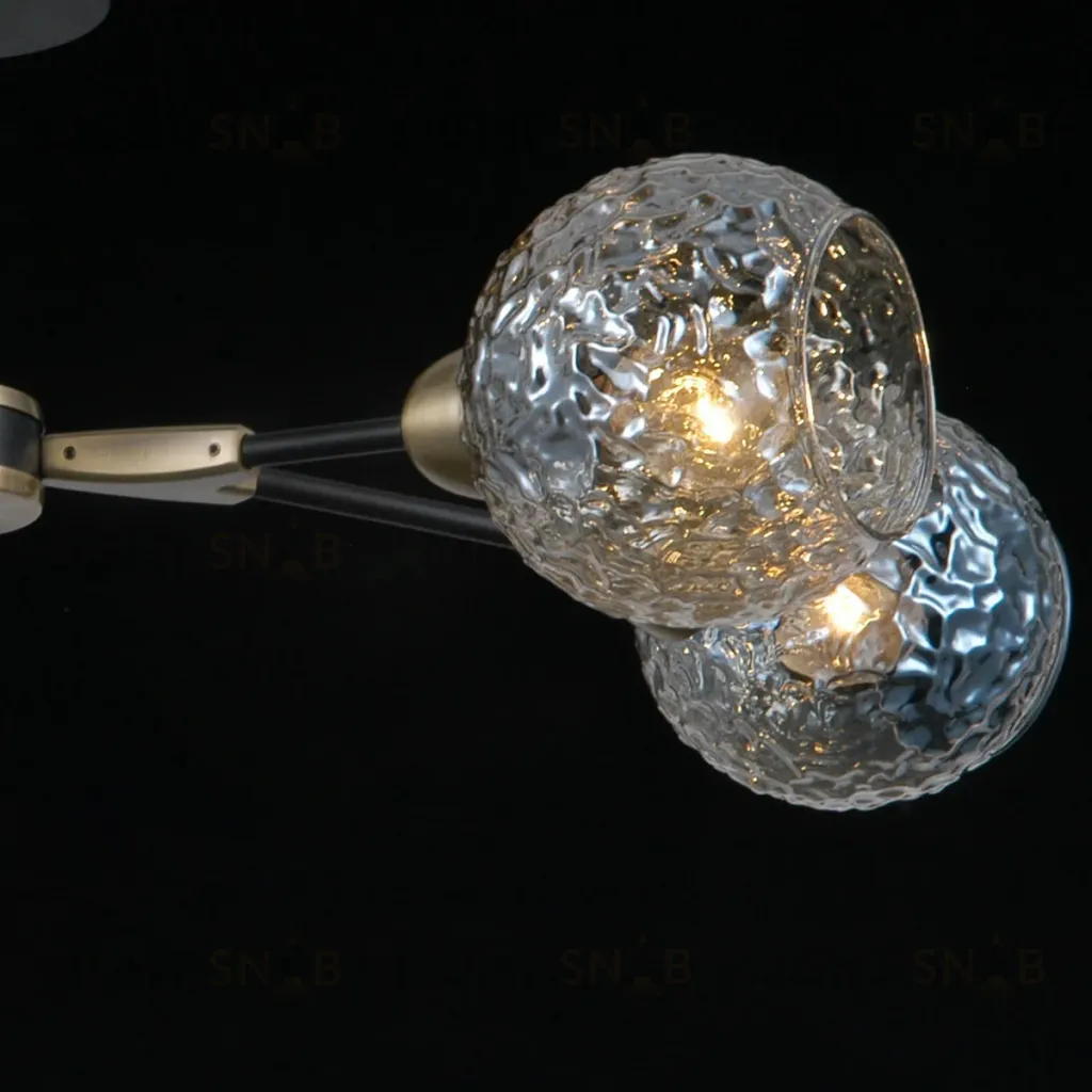 Люстра на штанге Illumico IL0253-4CSQ-79 BK AB IL0253-4CSQ-79 BK AB
