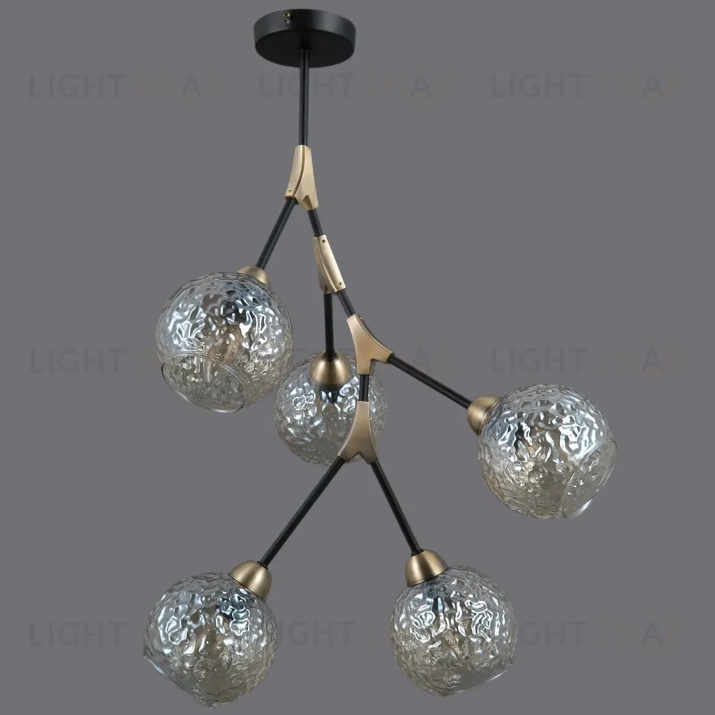 Люстра на штанге Illumico IL0263-5PSQ-79 BK AB IL0263-5PSQ-79 BK AB