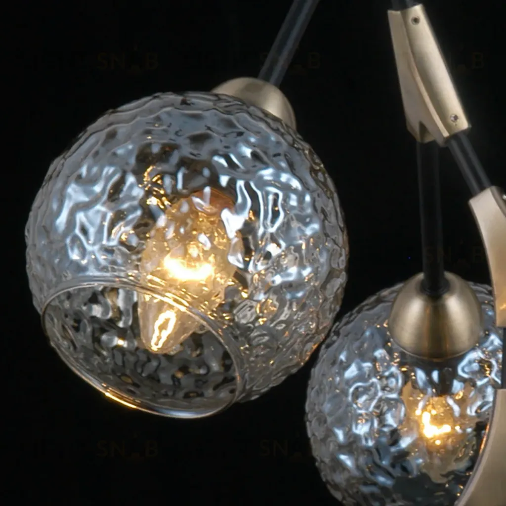 Люстра на штанге Illumico IL0263-5PSQ-79 BK AB IL0263-5PSQ-79 BK AB