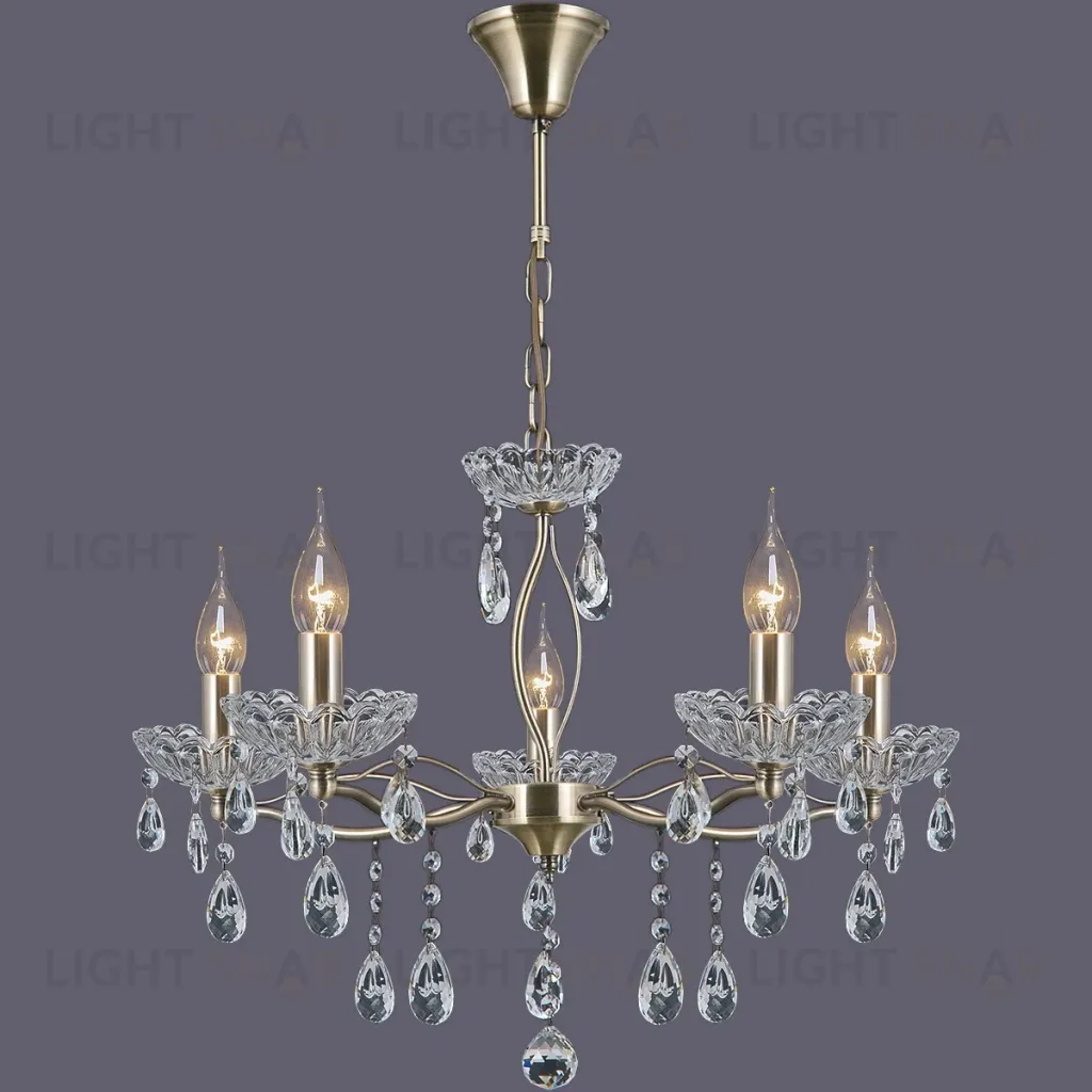 Подвесная люстра Illumico IL0265-5PSQ-39 AB IL0265-5PSQ-39 AB