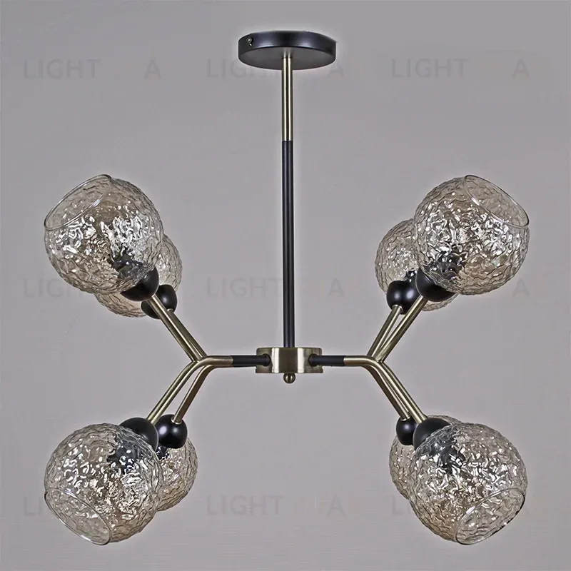 Люстра на штанге Illumico IL0268-8PSQ-79 BK AB IL0268-8PSQ-79 BK AB