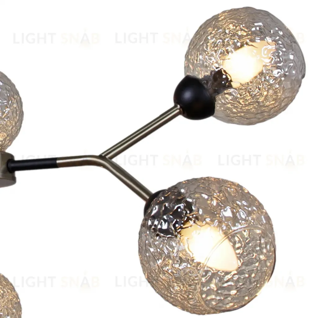 Люстра на штанге Illumico IL0268-6PSQ-79 BK AB IL0268-6PSQ-79 BK AB