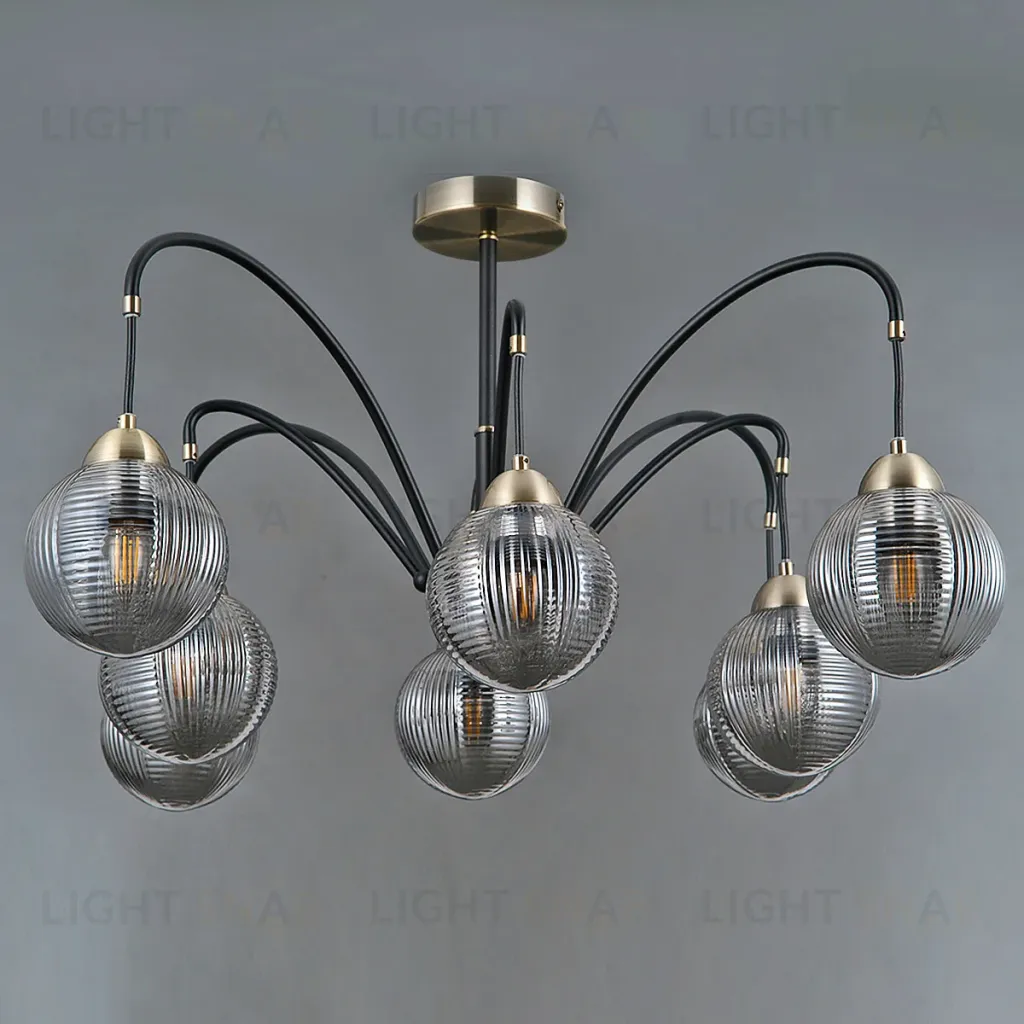 Люстра на штанге Illumico IL0433-8PSQ-79 BK AB IL0433-8PSQ-79 BK AB