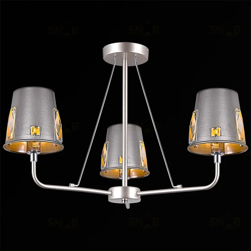 Люстра на штанге Illumico IL9407-3PSQ-29 CHS CR IL9407-3PSQ-29 CHS CR