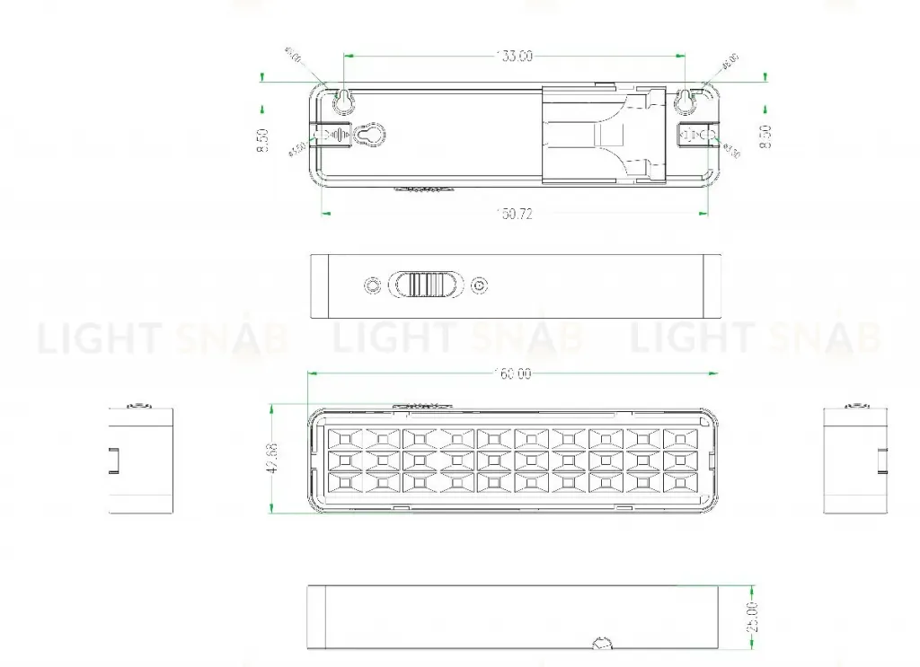 Аварийный светильник Эра DBA-101-0-20 Б0044394 Б0044394