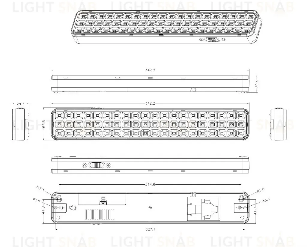 Аварийный светильник Эра DBA-106-0-20 Б0044399 Б0044399