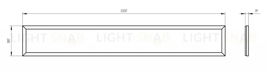 Светодиодная панель Эра SPO-7-50-4K-P Б0050653 Б0050653