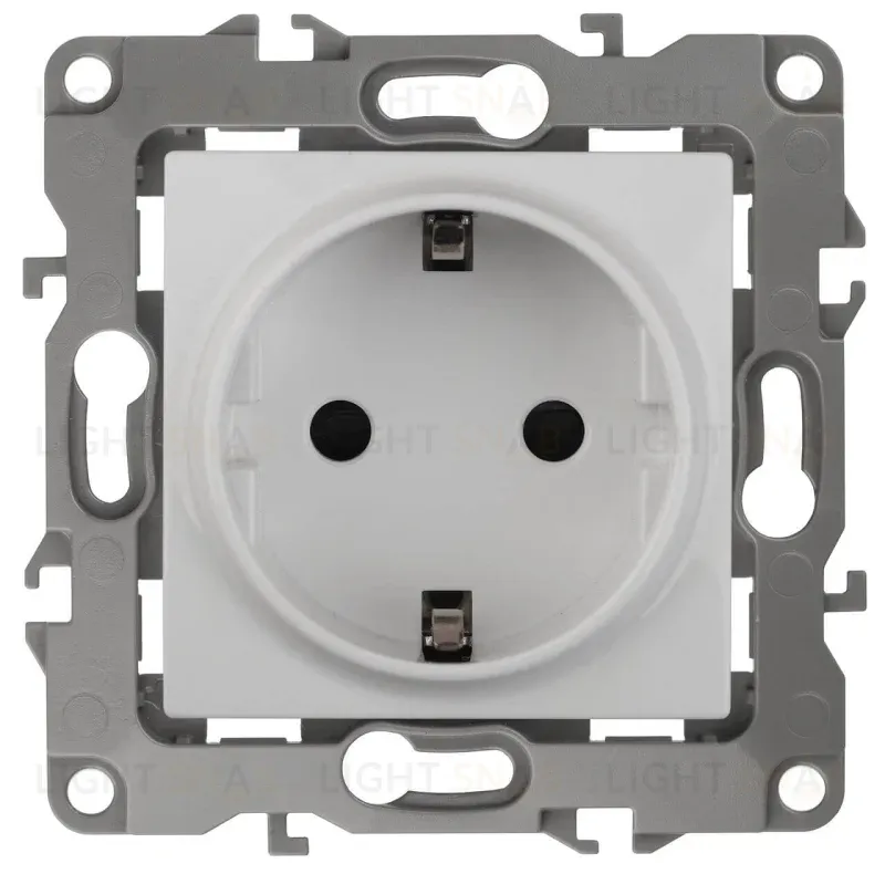 Розетка ЭРА 12 2P E Schuko 16A 250V винтовой зажим 12-2111-01 Б0029236 Б0029236