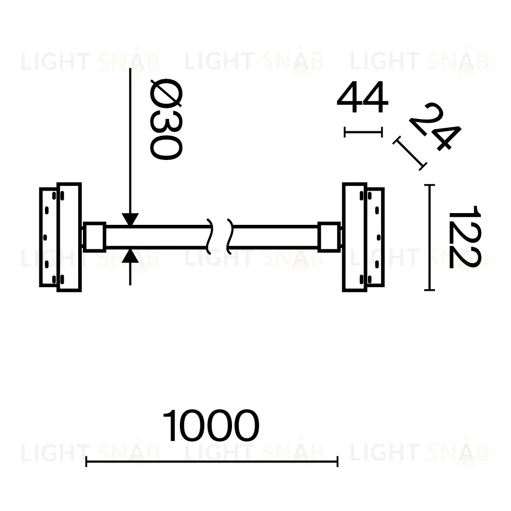 Трековый подвесной светильник Maytoni Tau TR101-2-20W3K-B TR101-2-20W3K-B