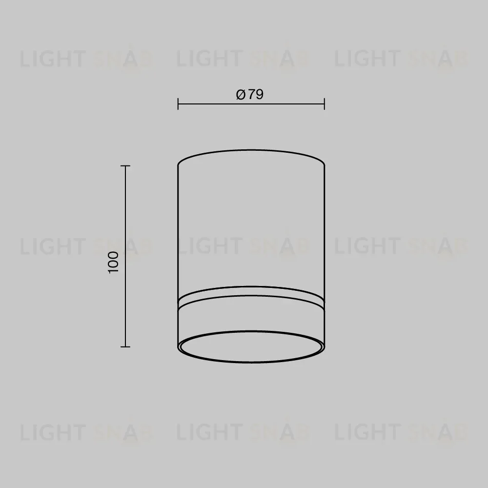Накладной светильник Maytoni Orlo C085CL-9W3K-B C085CL-9W3K-B