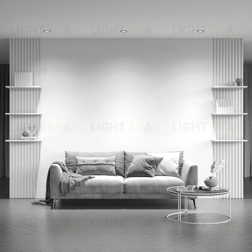 Встраиваемый светильник Maytoni Yin DL031-L12W4K-D-B DL031-L12W4K-D-B