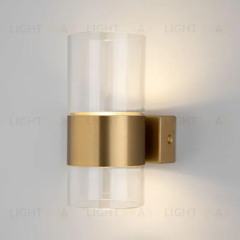 Настенный светильник Eurosvet Watford 40021/1 LED латунь/прозрачный a062083 40021/1 LED латунь/прозрачный