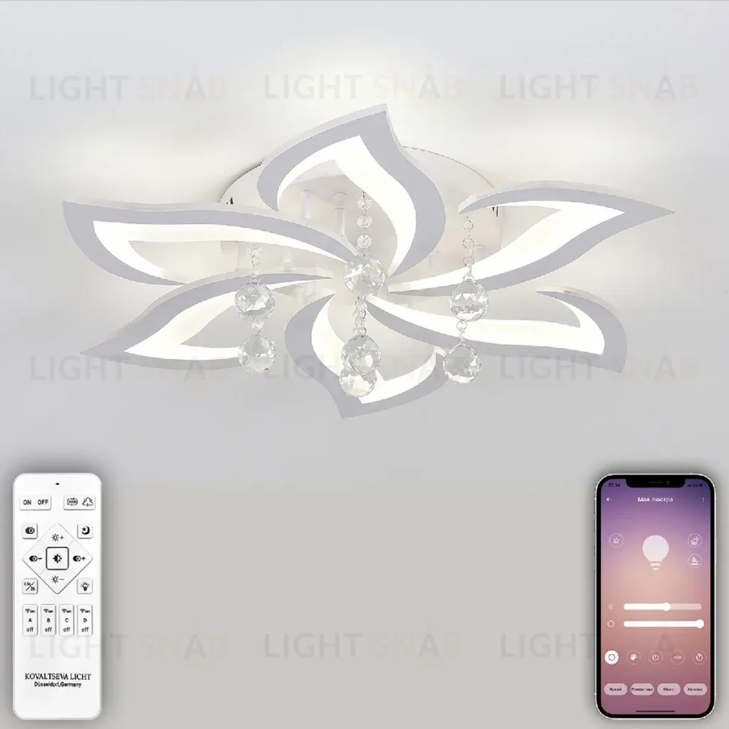 Потолочная светодиодная люстра Natali Kovaltseva Olimp LED LAMPS 81238 LED LAMPS 81238