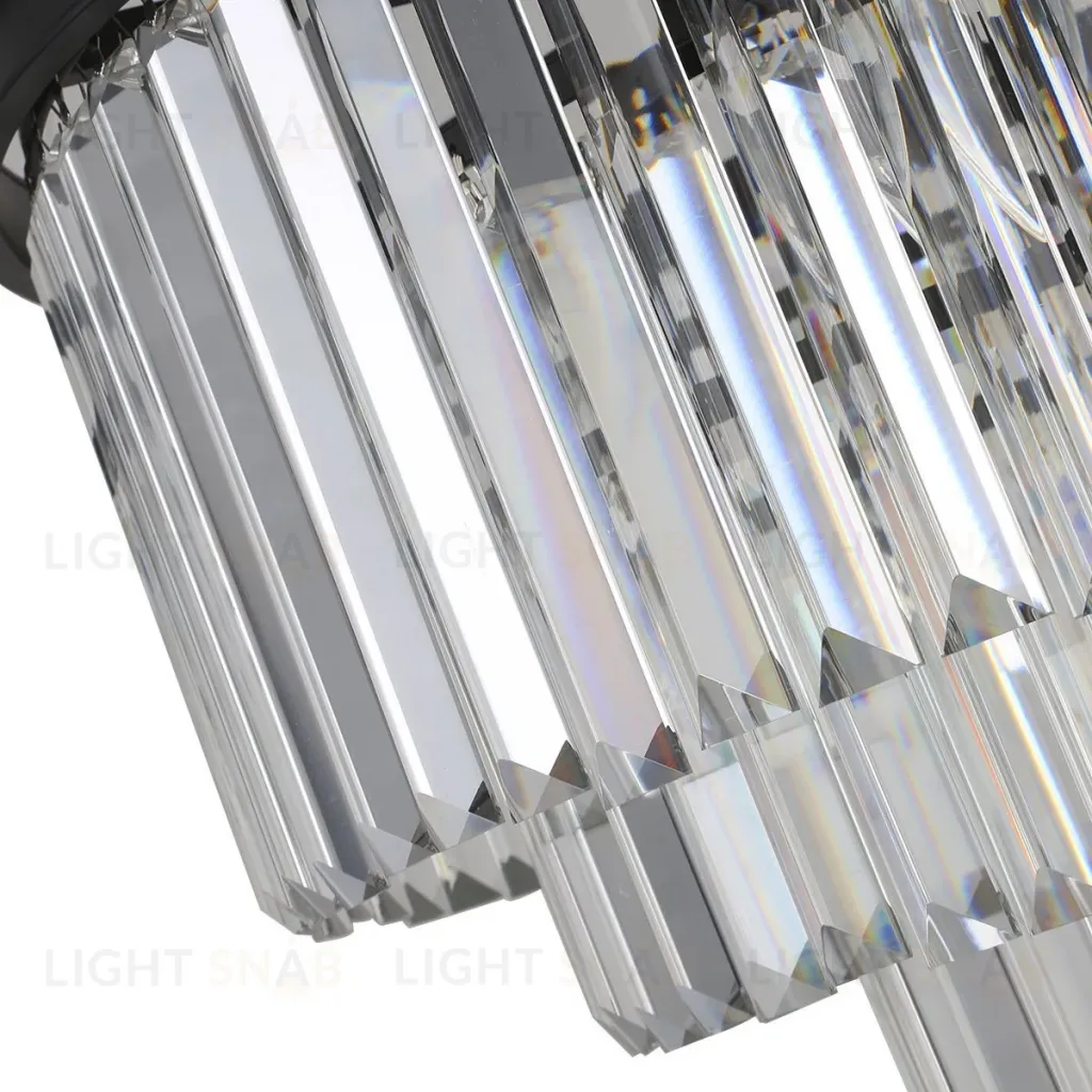 Подвесная люстра Delight Collection 1920s Odeon KR0387P-6 black/clear KR0387P-6 black/clear