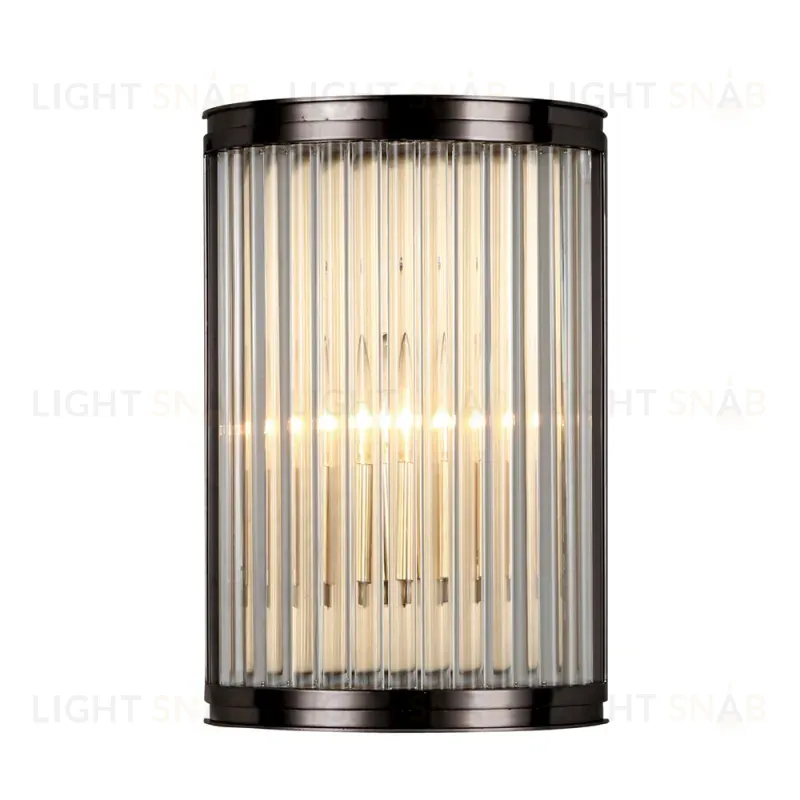 Настенный светильник Delight Collection Crystal bar KM0767W-1 matt black KM0767W-1 matt black