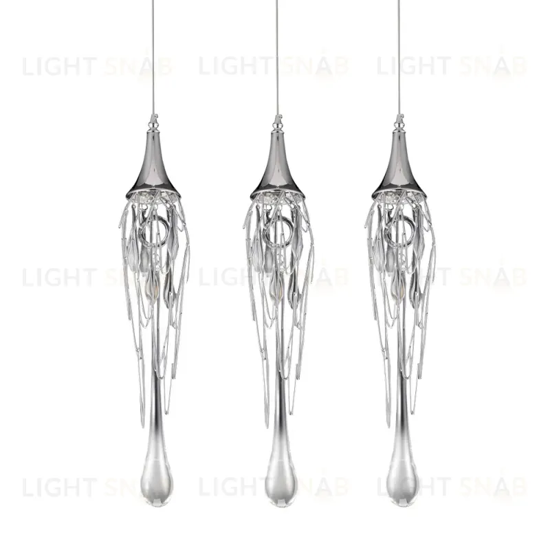 Подвесной светильник Delight Collection Goddess Tears P68009L-3 chrome P68009L-3 chrome