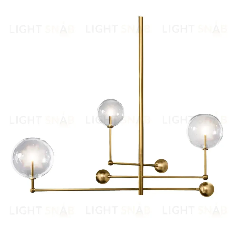 Люстра на штанге Delight Collection Globe Mobile KG0835P-3 brass KG0835P-3 brass