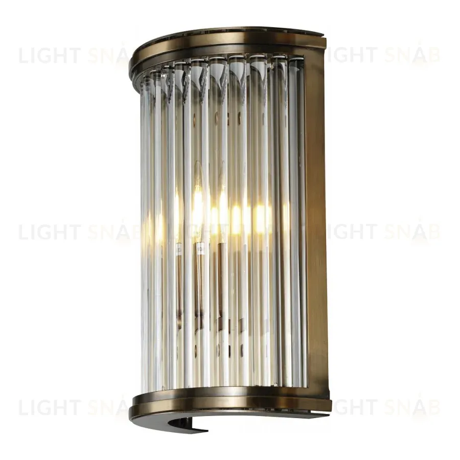 Настенный светильник Delight Collection Crystal bar KM0767W-1 brass KM0767W-1 brass