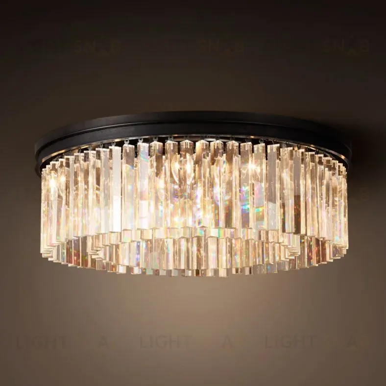 Потолочная люстра Delight Collection 1920s Odeon KR0387C-10B/P black/clear KR0387C-10B/P black/clear