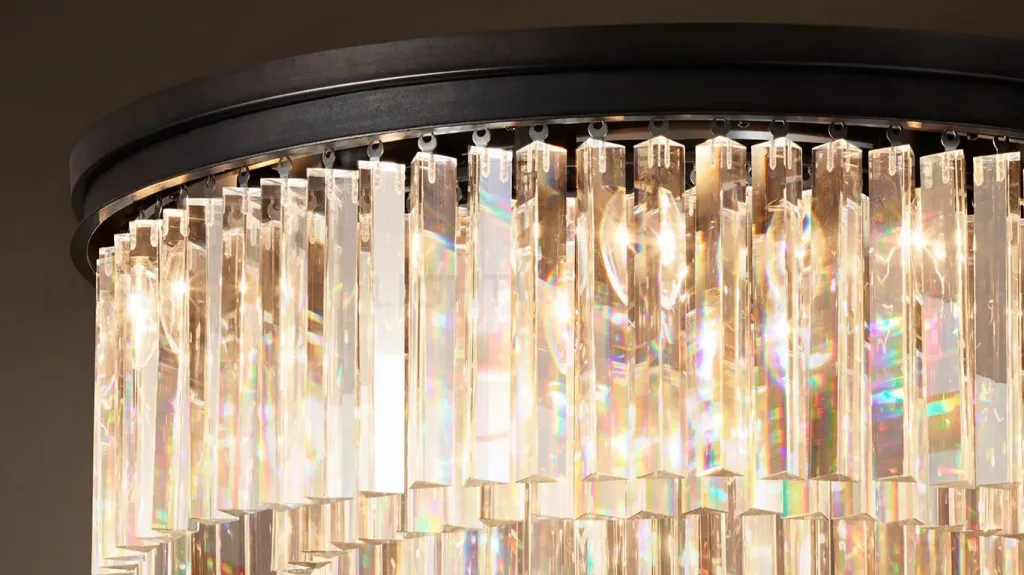 Потолочная люстра Delight Collection 1920s Odeon KR0387C-10B/P black/clear KR0387C-10B/P black/clear