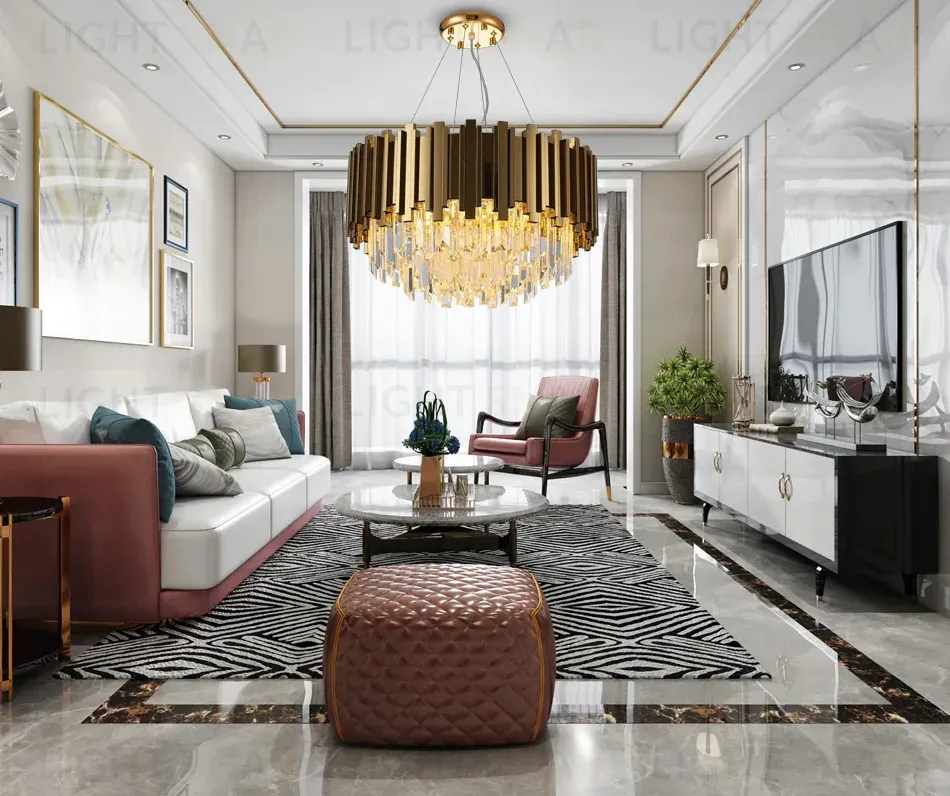 Подвесная люстра Delight Collection Barclay A006-600 L6 gold A006-600 L6 gold