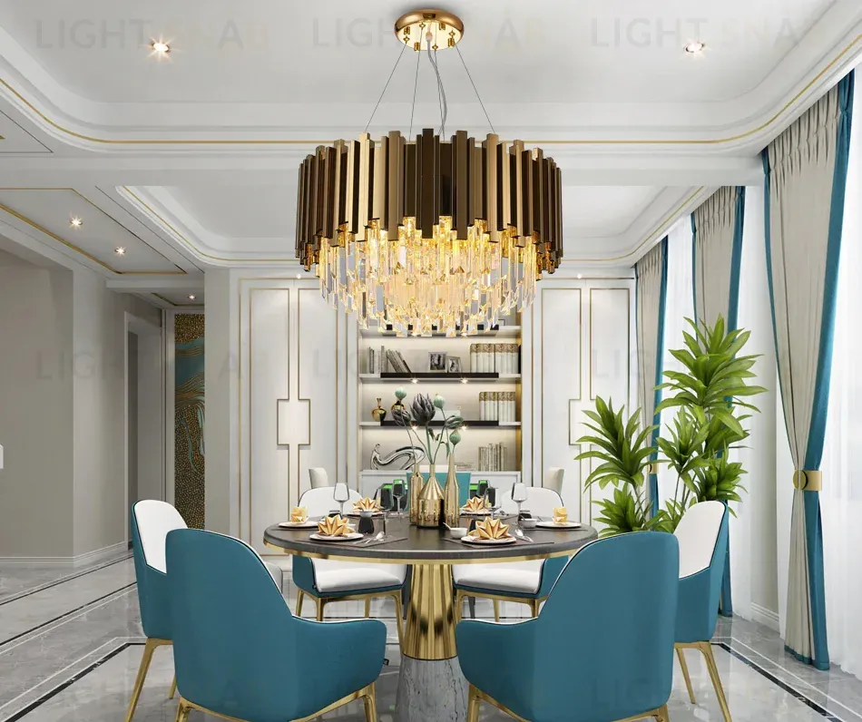 Подвесная люстра Delight Collection Barclay A006-600 L6 gold A006-600 L6 gold