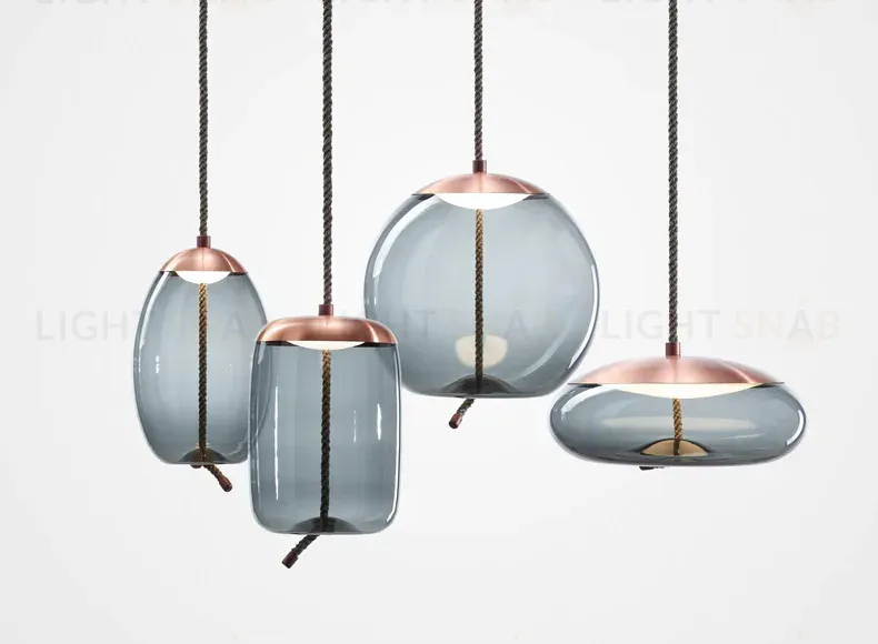 Подвесной светильник Delight Collection Knot 9966P/C copper/blue 9966P/C copper/blue